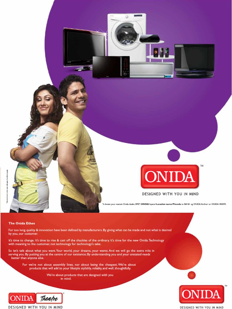 Onida Electronics Product Overview | PDF