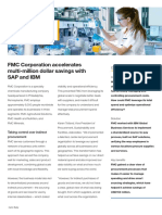 FMC Corporation Accelerates Multi-Million Dollar Savings With SAP and IBM