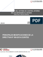 Capacitación Modificaciones Directiva N-006-2019 y Gestión de Riesgos