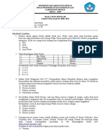 Soal Us Agama Hindu - SMPN Satap 1 Simpang Pematang