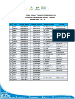 Jadwal Imam Tarawih 1442 H Masjid Aisyah SMP IT Buah Hati BS CILACAP New