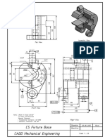 Fixture Base Isometric Drawing