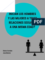 Edad de Inicio en Relaciones Sexuales Diana y Jose