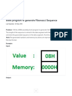 8086 Program To Generate Fibonacci Sequence - GeeksforGeeks