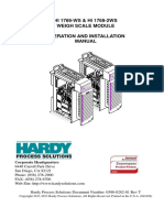 HI 1769-WS & HI 1769-2WS Weigh Scale Module Operation and Installation Manual