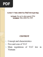 : Value Added Tax (T huế Giá trị gia tăng)