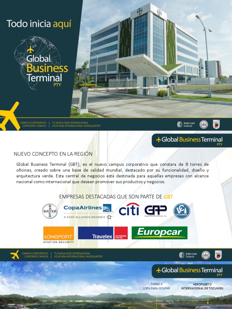 Global Business Terminal | PDF | Aeropuerto | Liderazgo en Energía y ...