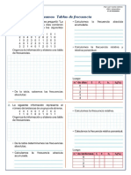 Creamos Tablas de Frecuencia