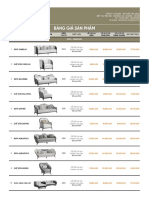 BẢNG GIÁ SẢN PHẨM MANT ART DECO