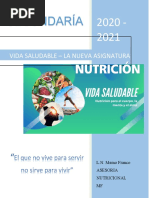 Cuadernillo de Vida Saludable Secundaria | PDF | Nutrición | Dieta y ...