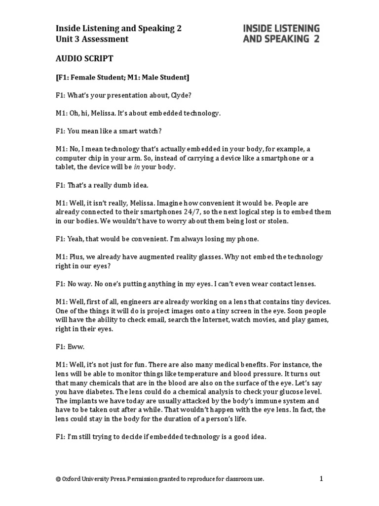 ILS SB2 U03 Test Script | PDF | Smartphone | Brain