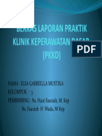 Berkas Laporan Praktik Klinik Keperawatan Dasar