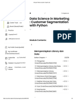 Data Science in Marketing Customer Segmentation With Python