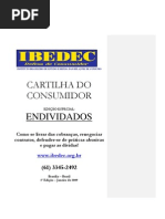 Cartilha do Consumidor - 1ª Edição - Endividados