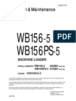 Operation & Maintenance Manual: WB156 WB156PS