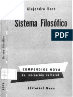 Sistema Filosofico-Alejandro Korn