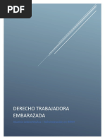 Derecho trabajadora embarazada