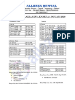 PL Sewa Kamera Per Januari 2020