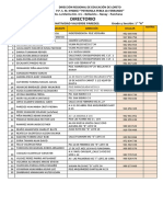 Directorio estudiantil 1° A