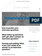 Essential interview advice