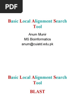 Basic Local Alignment