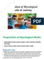 Preparation of Mycological Media & Staining