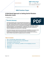 A Risk-Based Approach To Setting Sterile Filtration