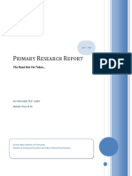 Primary Research Report