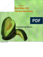 Nutrition For: Food Service Operations