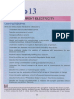 Current Electricity: Learning Objectives
