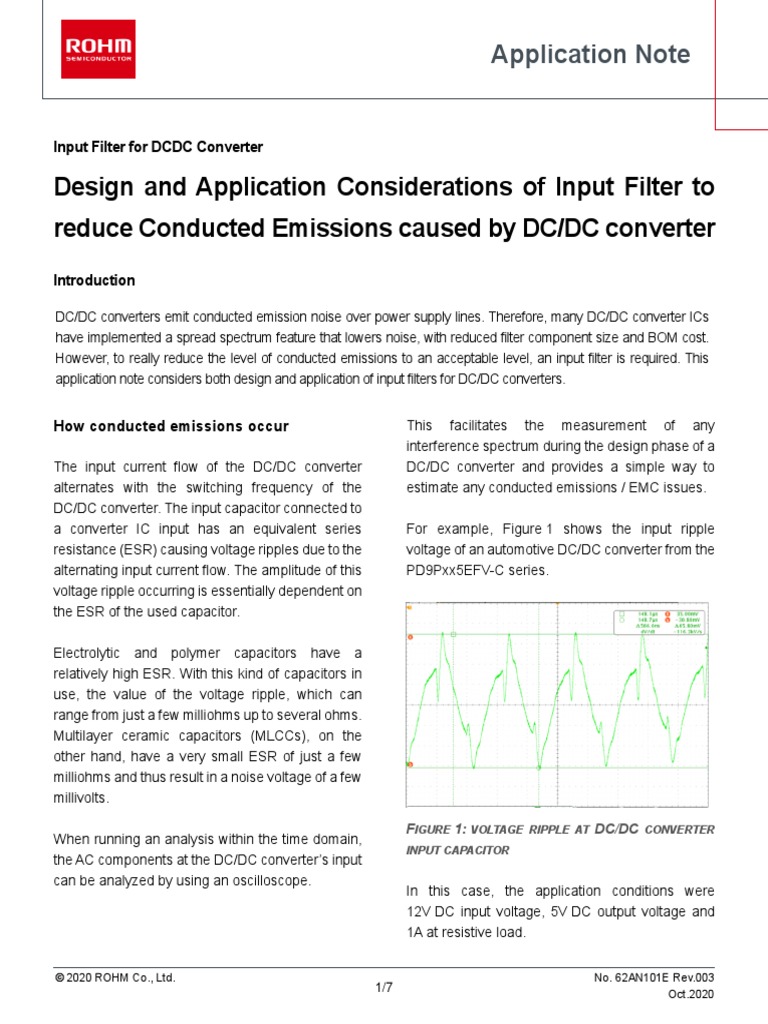 Input Filter PDF Inductor Electronic Filter