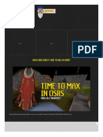 How Long Does It Take To Max in Osrs?