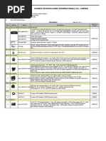 Howen Technologies International Co., Limited: Quotation