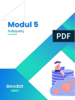 (IND) Modul 5 - Subquery