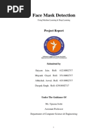 Face Mask Detection Project Report 