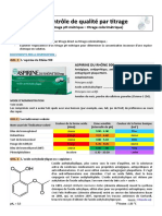TP N 2 - Titrages PH-M Triques (Titrage de L'aspirine)