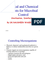 Physical and Chemical Agents For Microbial Control: Sterilization, Disinfection by DR - Nausheen Waseem
