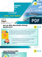 Renewable Energy Certificate (REC) : Andal - Jual - Optimal