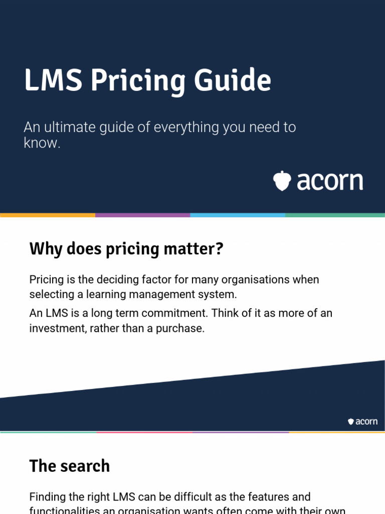 LMS Pricing: Everything You Need To Know | PDF | Pricing | Subscription ...