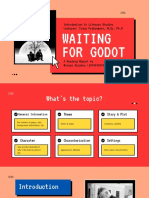 An Analysis of Elements of Drama in Samuel Beckett's Waiting For Godot
