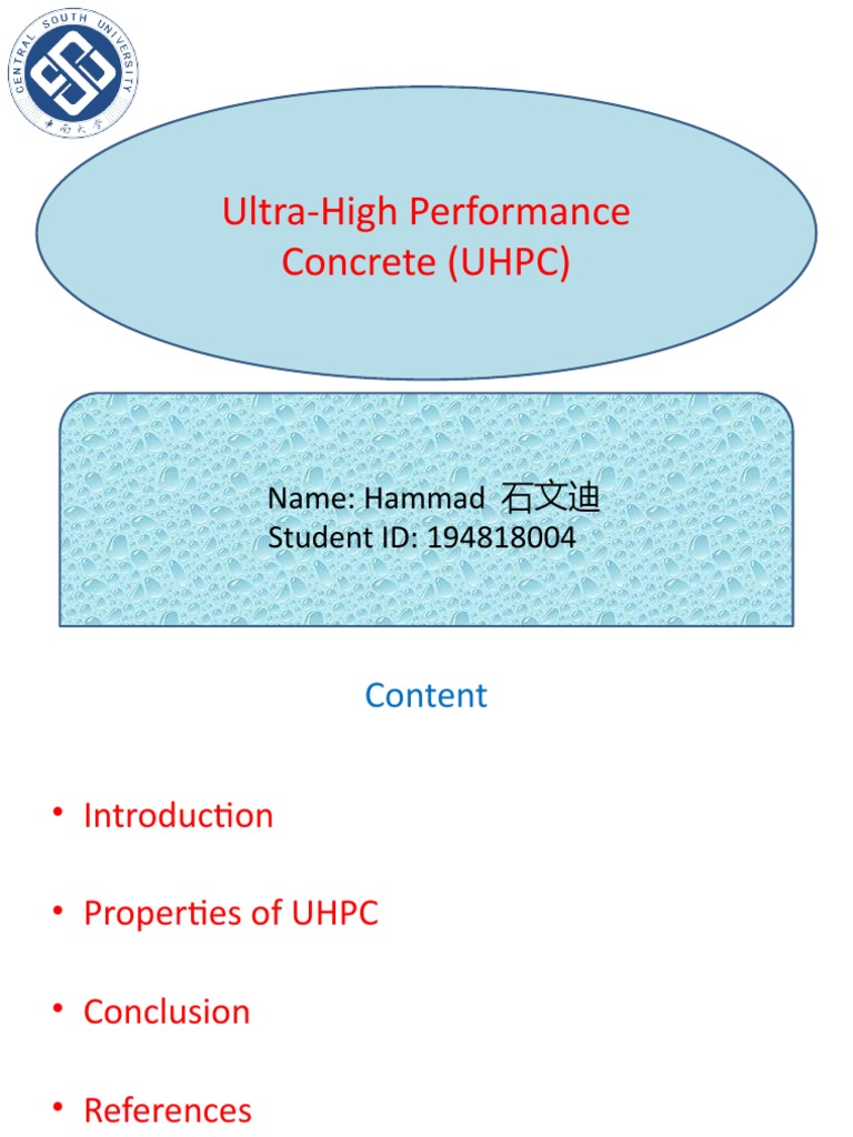 Ultra-High Performance Concrete | PDF | Concrete | Composite Material