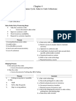 Chapter 4 - The Revenue Cycle Sales To Cash Collections