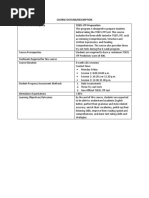 TOEFL Preparation Syllabus