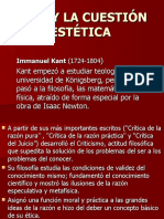 Tema IV. Kant y La Cuestion Estetica 2