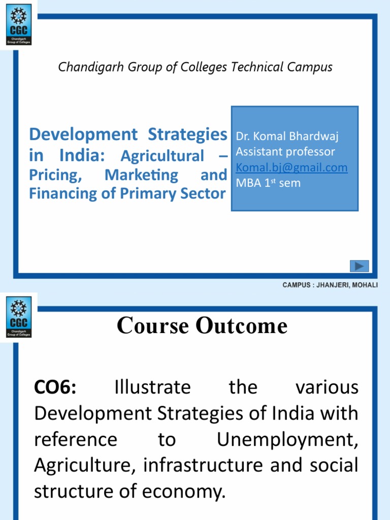 Development Strategies in Indian Agriculture | PDF | Social Exclusion ...