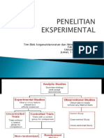 PENELITIAN EKSPERIMENTAL - Kuliah Pakar 2018