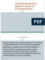 Pengantar Biokimia (Introduction of Biochemistry)