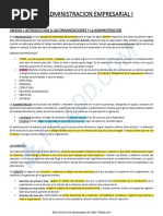 Final Administracion Empresarial I