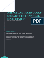 Science and Technology Research For National Development: Absalud, Cauntay, Francisco