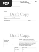 ConGen Bill 1994 | Bill Of Lading | Cargo